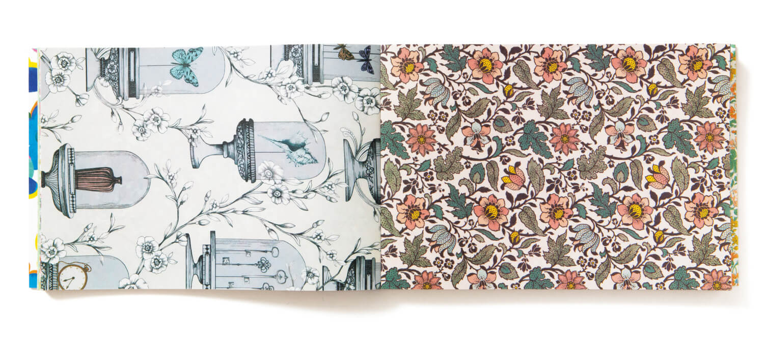 『100枚レターブック リバティプリントコレクション ATLAS OF DREAMS & PRIVATE VIEW』中面