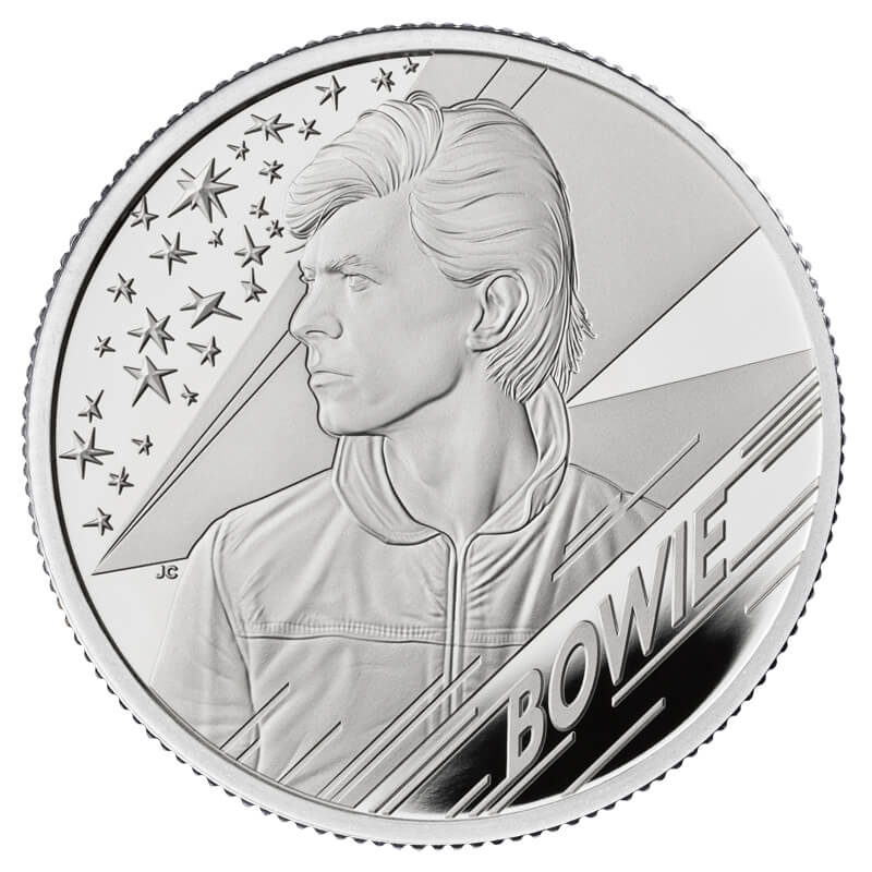デヴィッド・ボウイ 1ポンド銀貨 1/2オンス