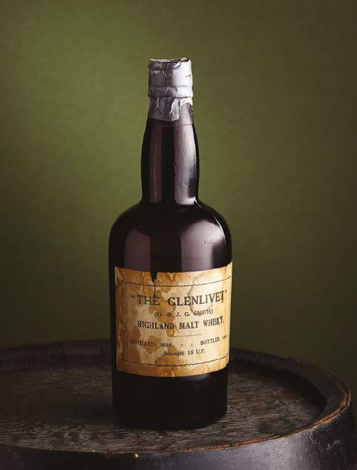 現存している最古の「ザ・グレンリベット」のボトル