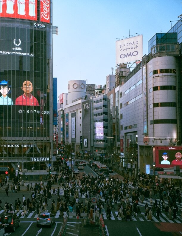 ゴリラズ 渋谷ヴィジョン