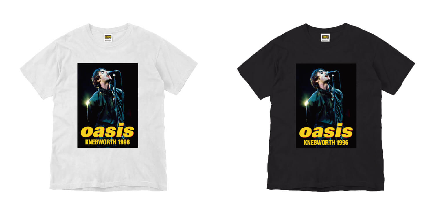 映画公開記念限定「oasis KNEBWORTH1996」 リアムPHOTO Tシャツ