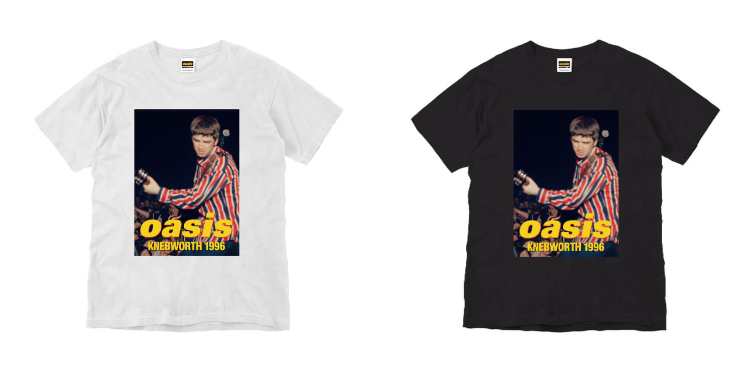 映画公開記念限定「oasis KNEBWORTH1996」 ノエルPHOTO Tシャツ