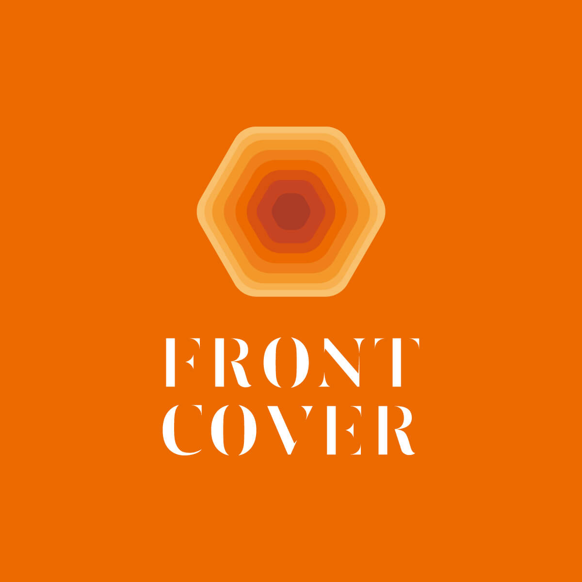 「FRONT COVER」ロゴ