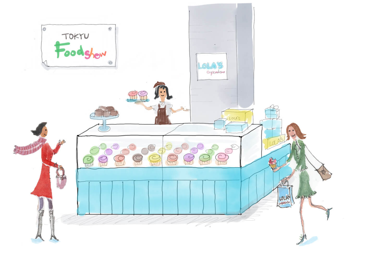 ローラズ・カップケーキ 東京 二子玉川東急フードショー店