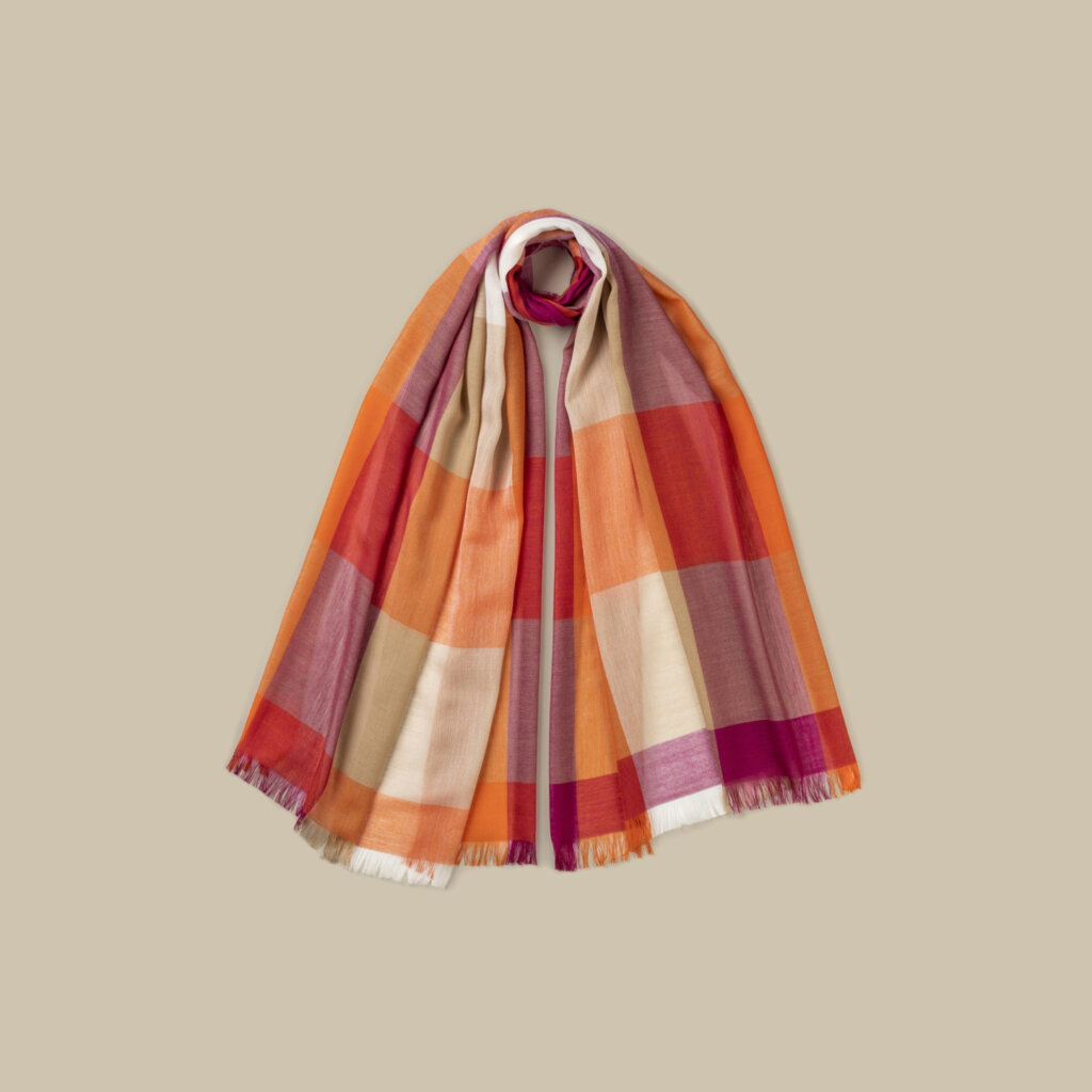 Pink, Orange & Camel