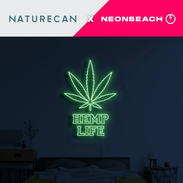 Naturecan×NeonBeachのコラボネオンサイン