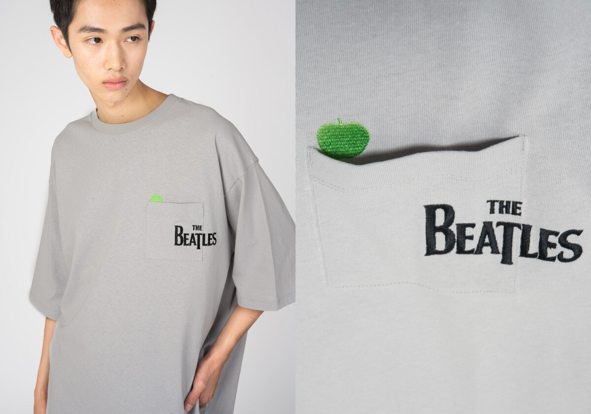 5分袖Tシャツ「ザ・ビートルズ ロゴ」