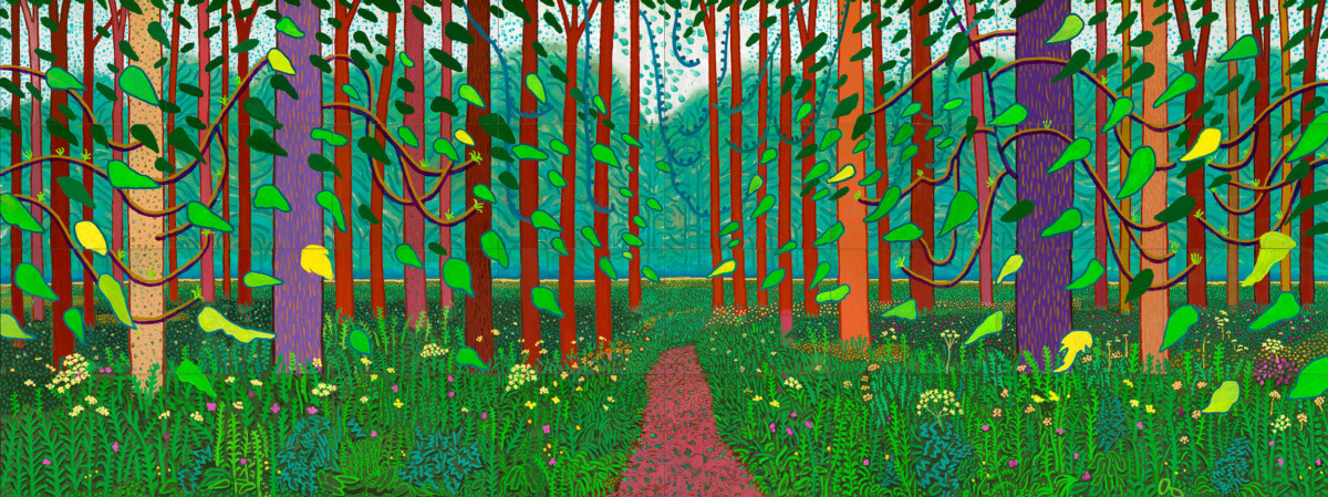 David Hockney, The Arrival of Spring in Woldgate, East Yorkshire in 2011