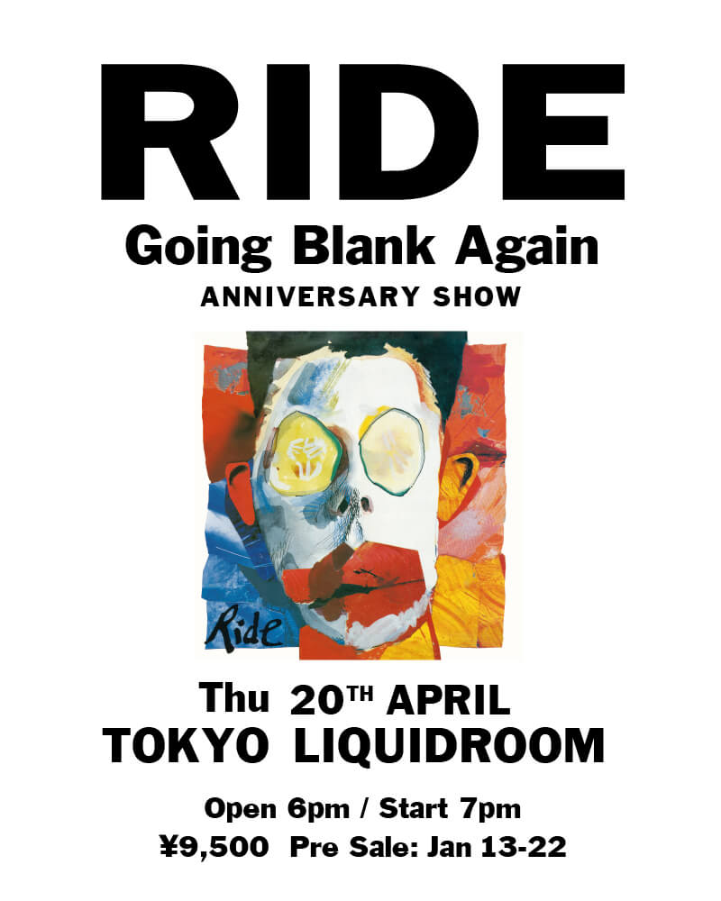 RIDE Going Blank Again anniversary show