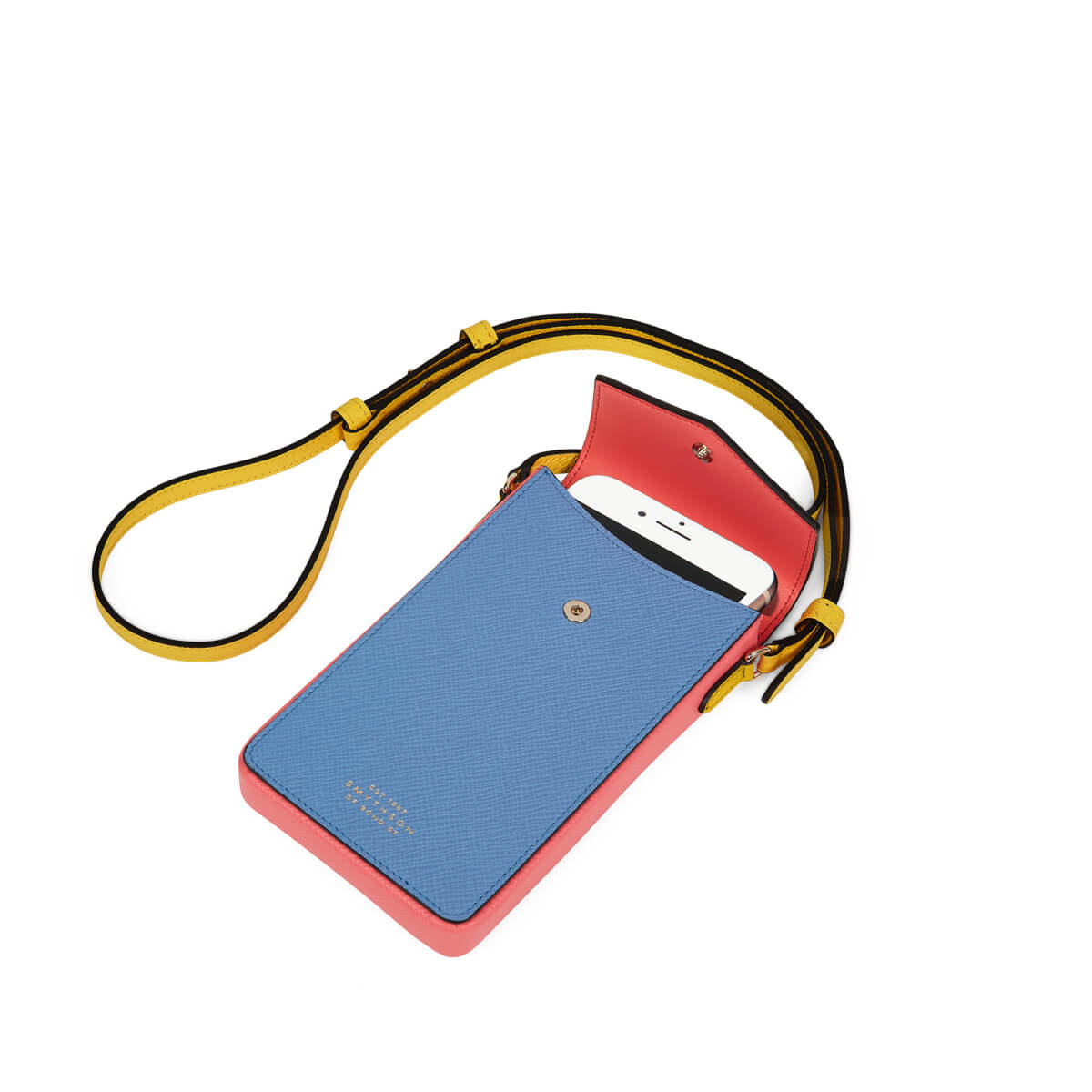 Panamaレザー Envelopeカラーブロック スマホケース