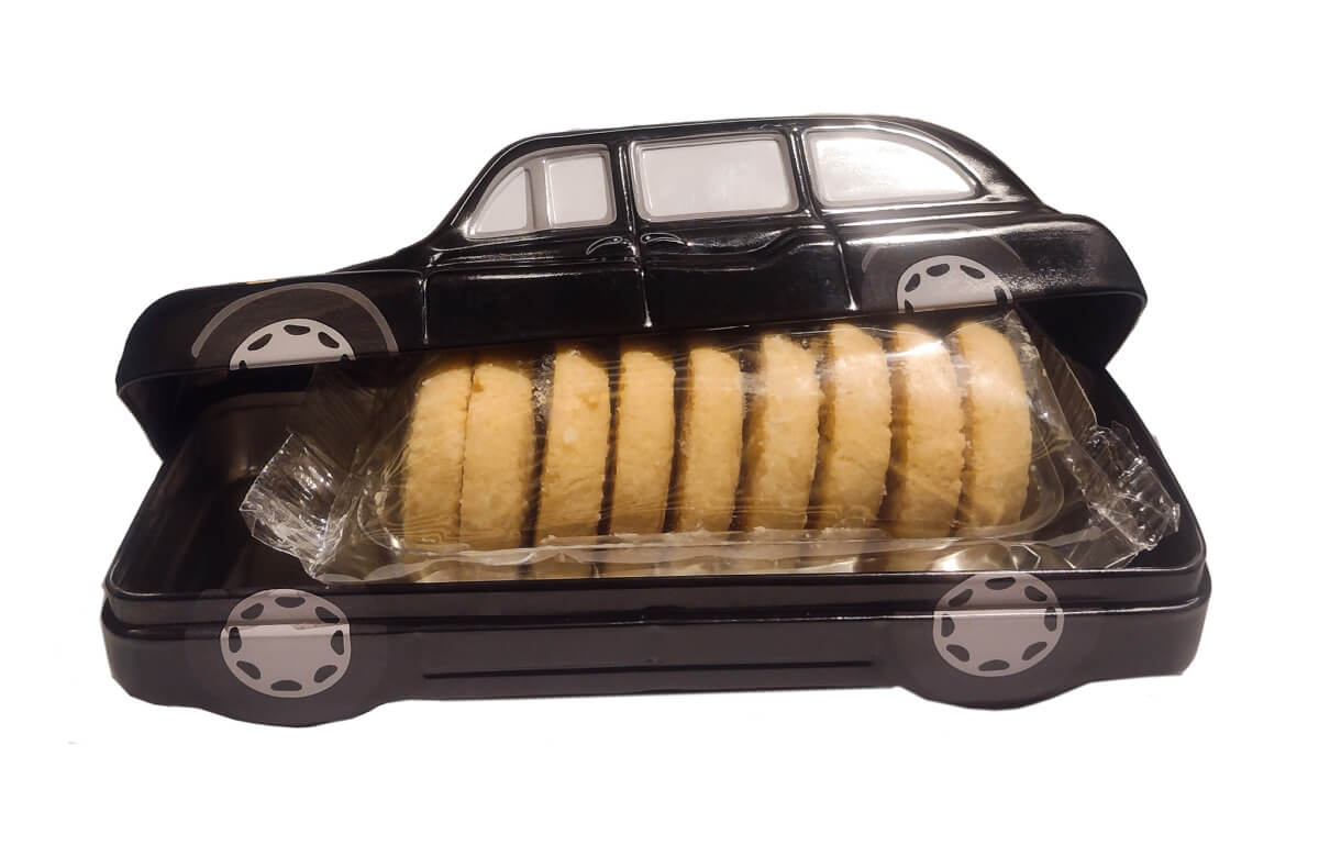 ブラックキャブクッキー缶