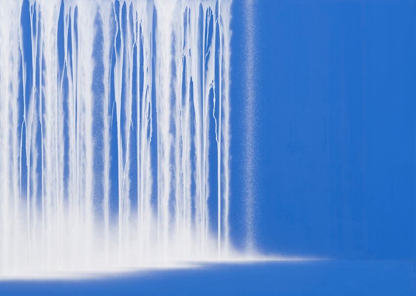 Hiroshi Senju, Waterfall, 2023, Courtesy of the artist and Sundaram Tagore Gallery