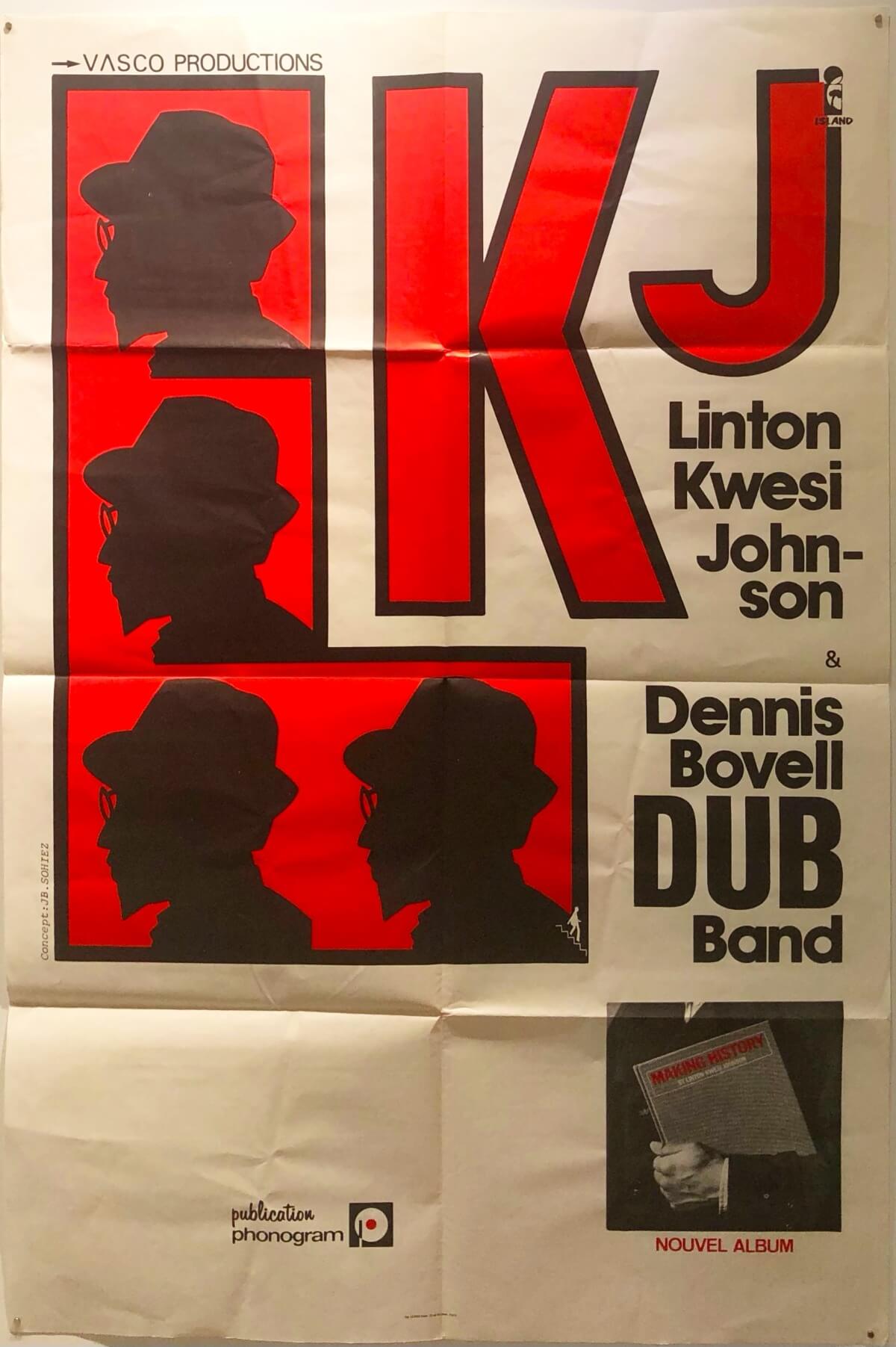 Linton Kwesi Johnson_MAKING HISTORY プロモーション・ポスター 1983
