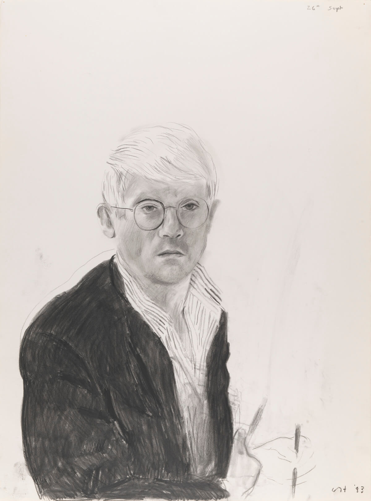 デイヴィッド・ホックニー自画像 