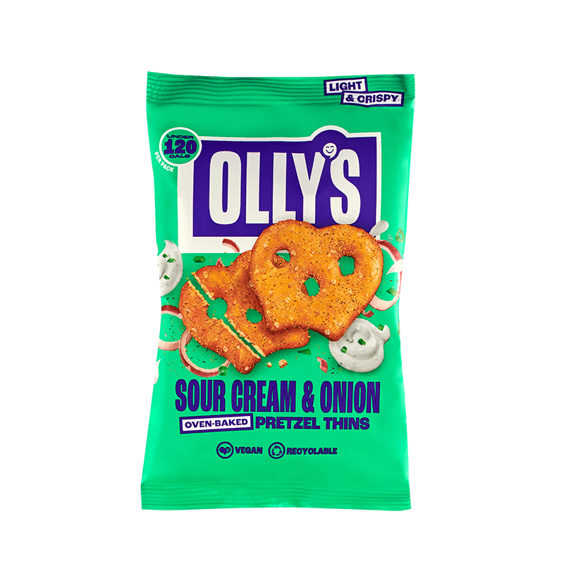 OLLY'S プレッツェルスナック サワークリーム&オニオン