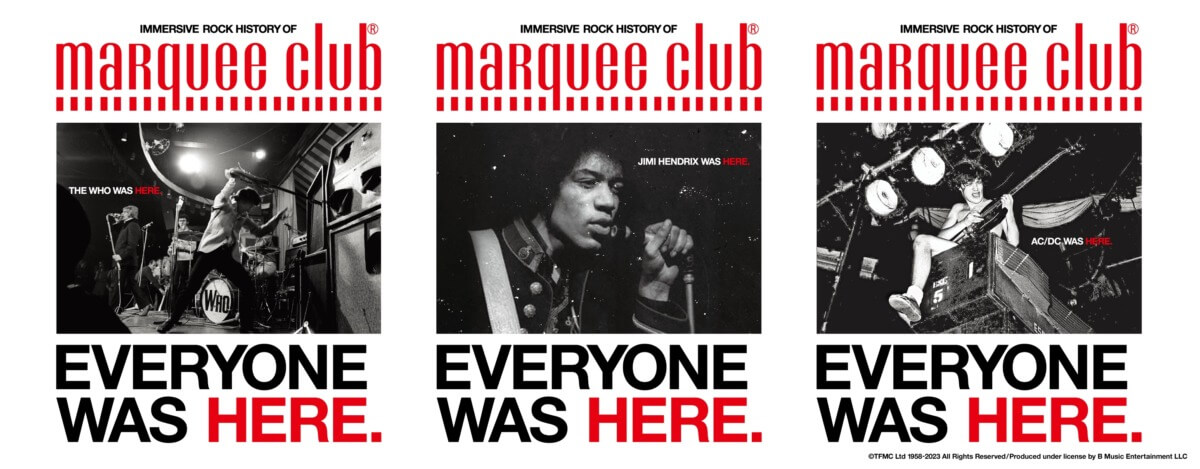 marquee club® 65th anniversary EVERYONE WAS HERE.～Immersive Rock History of marquee club～