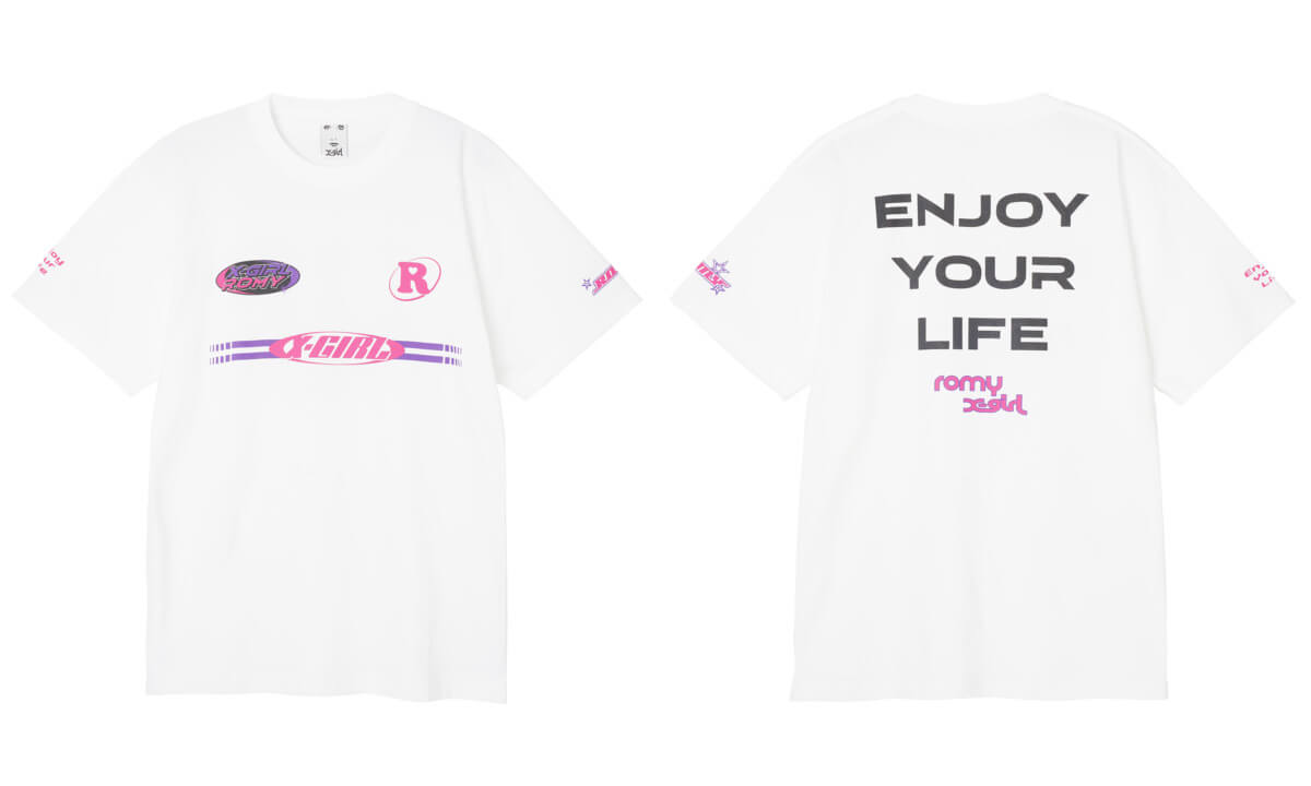 RomyとX-girlによるコラボレーションアイテム