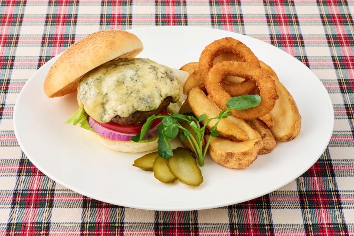 スティルトンチーズバーガー