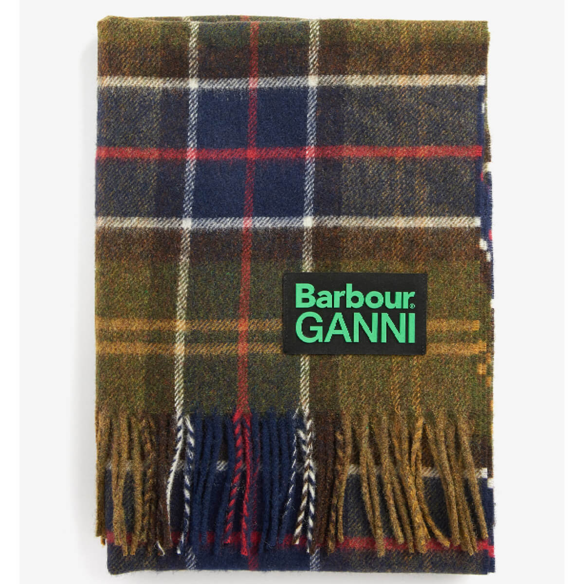 Barbour x GANNI Tartan Scarf