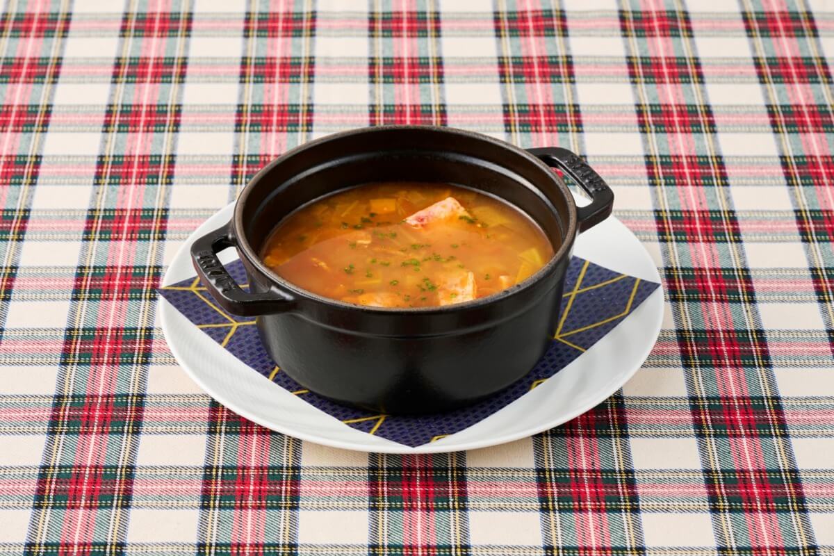 仔羊と野菜の具沢山スープカレー風味