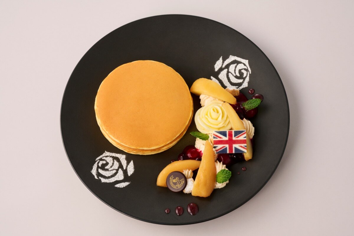 紅茶と洋梨のパンケーキ