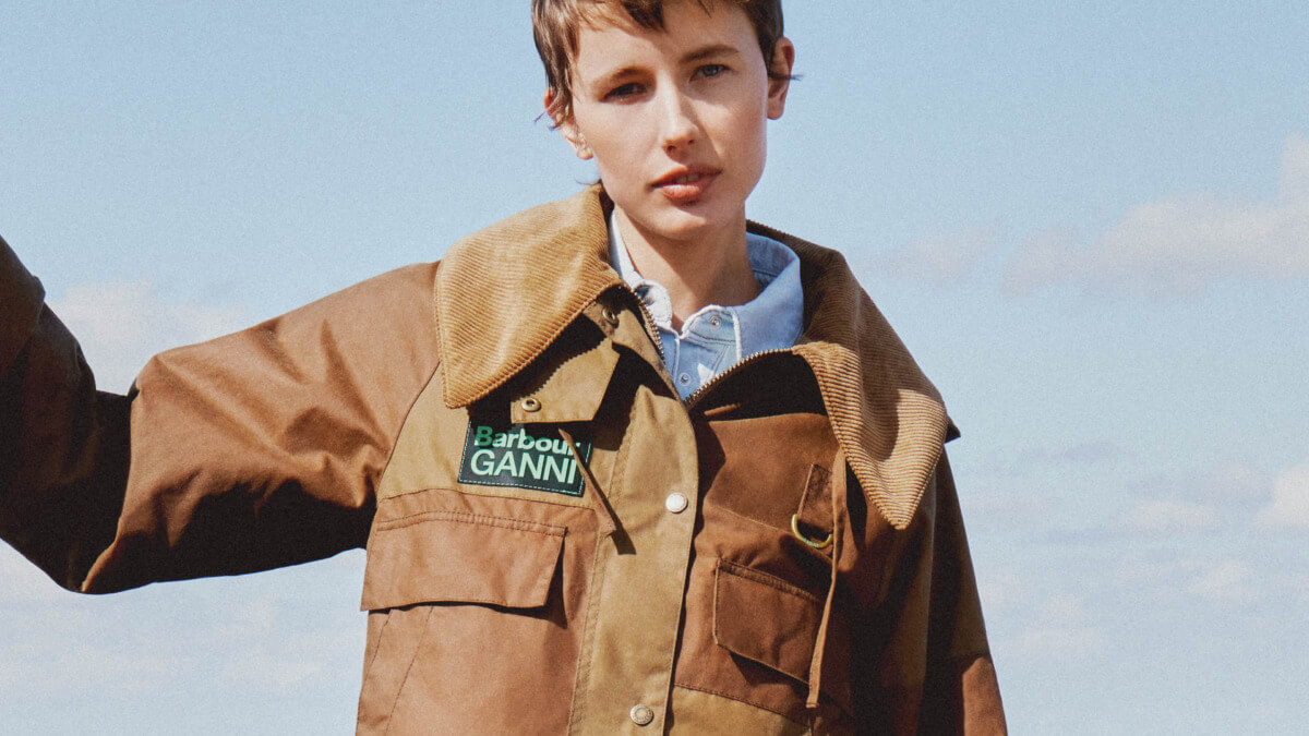 Barbour x GANNI Spey Wax Jacket