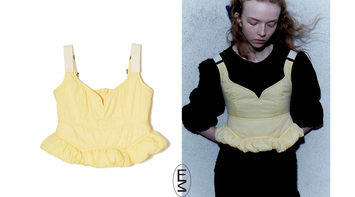 Foundry Mews BENJAMIN YELLOW BUSTIER