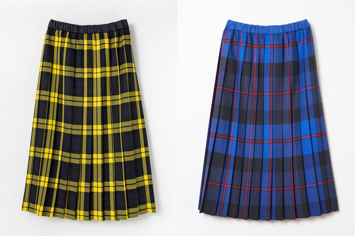 『BRITISH MADE(ブリティッシュメイド)』と「O'NEIL of DUBLIN(オニール オブ ダブリン)」と「macalastair(マカラスター)」のプリーツロングスカート