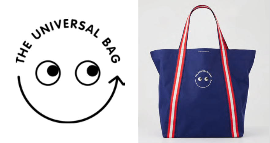 アニヤ・ハインドマーチと明治屋ストアー限定デザインエコバッグ 「Universal Bag」