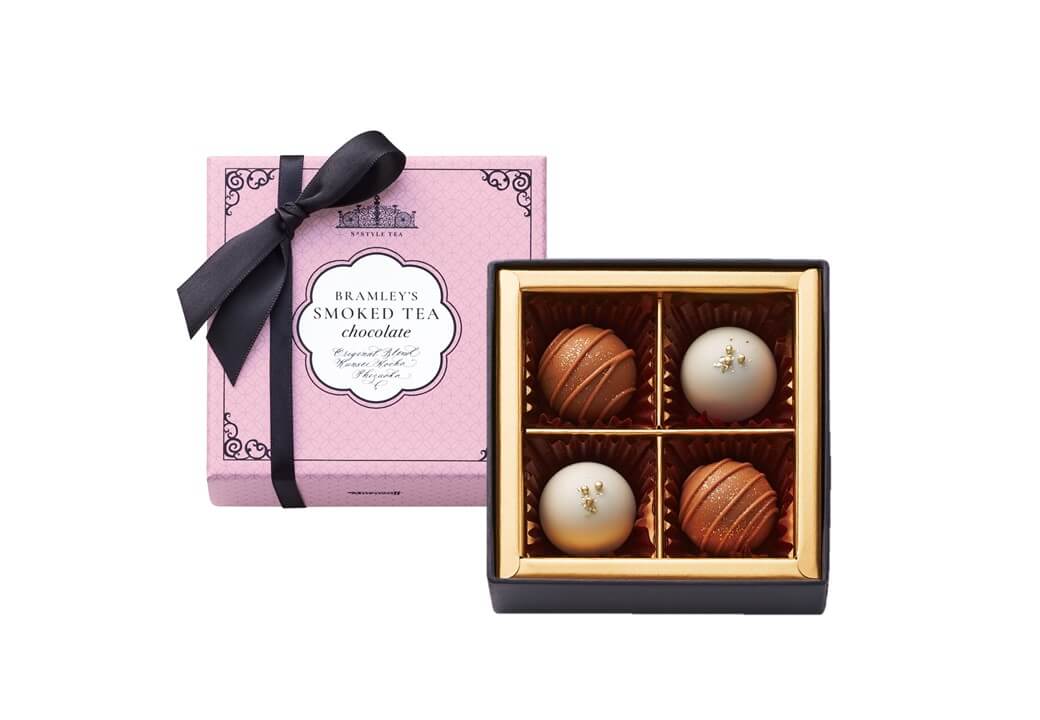 Smoked Tea Truffle（燻製紅茶のトリュフ）4個入