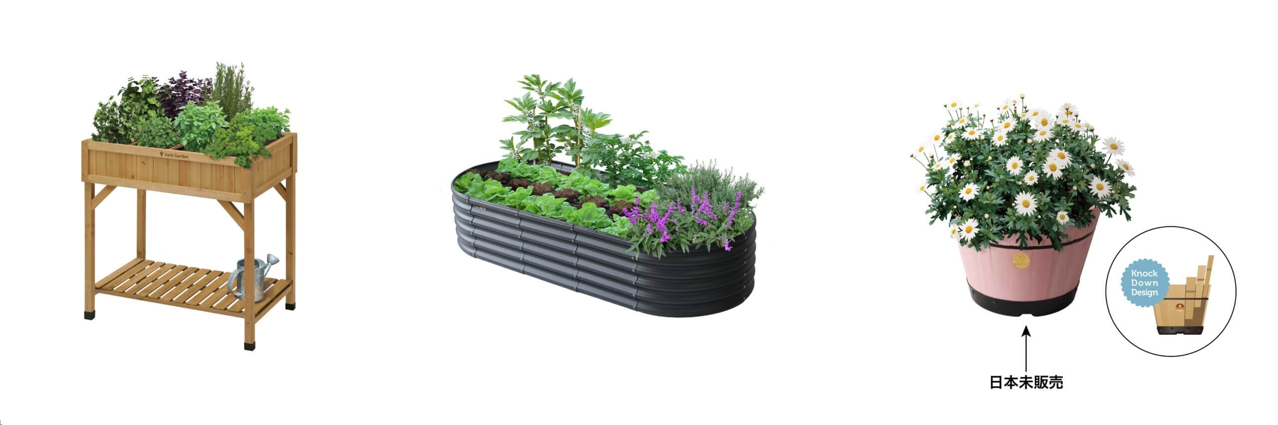 RHSから推奨を受けたVegTrugブランドの一例