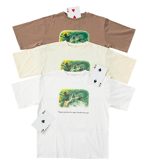 チェシャ猫6分袖Tシャツ