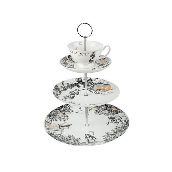 V&A Alice 3-tier ケーキスタンド