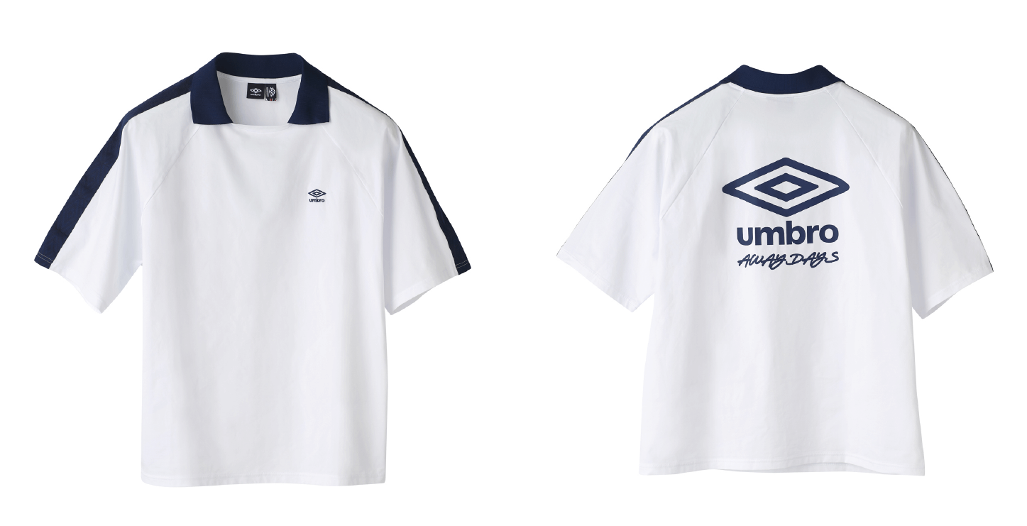 【AWAY DAYS】フィールテック衿付きワイドプラクティスシャツ