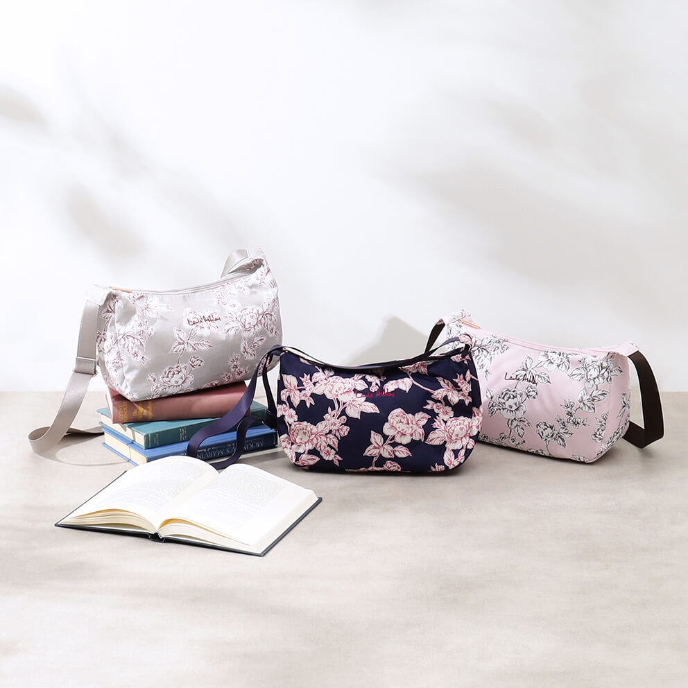 【LAURA ASHLEY】ポリントン ローゼズ シリーズ ショルダーバッグ