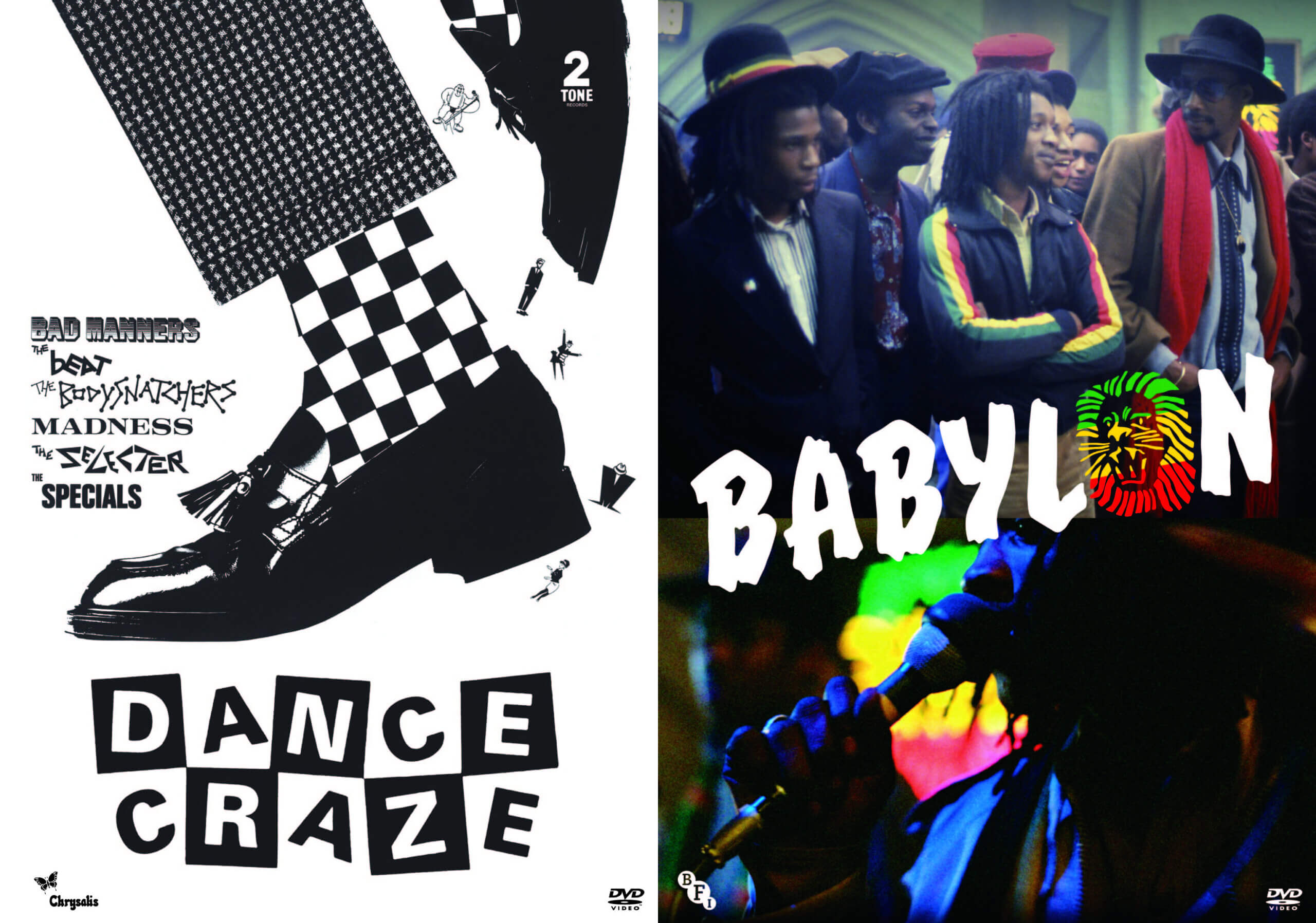 dance crazeとBABYLONのパッケージ