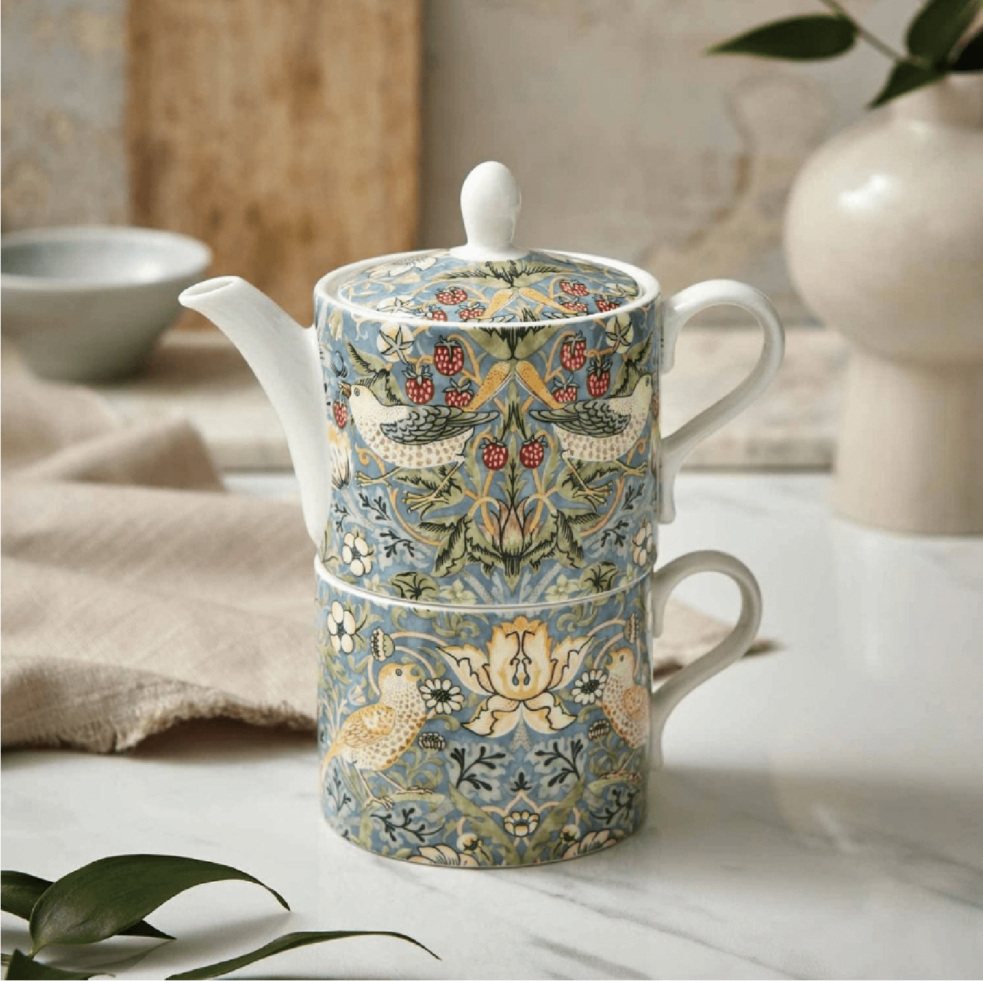 『Spode(スポード)』MORRIS&CO いちごどろぼうティーフォーワン