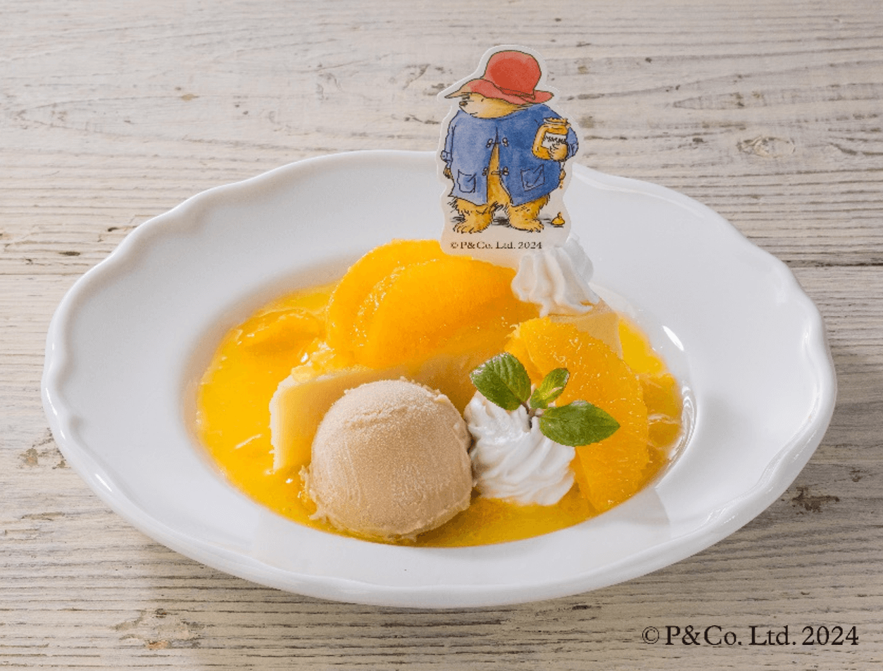 パディントン™のオレンジベイクドチーズケーキ
