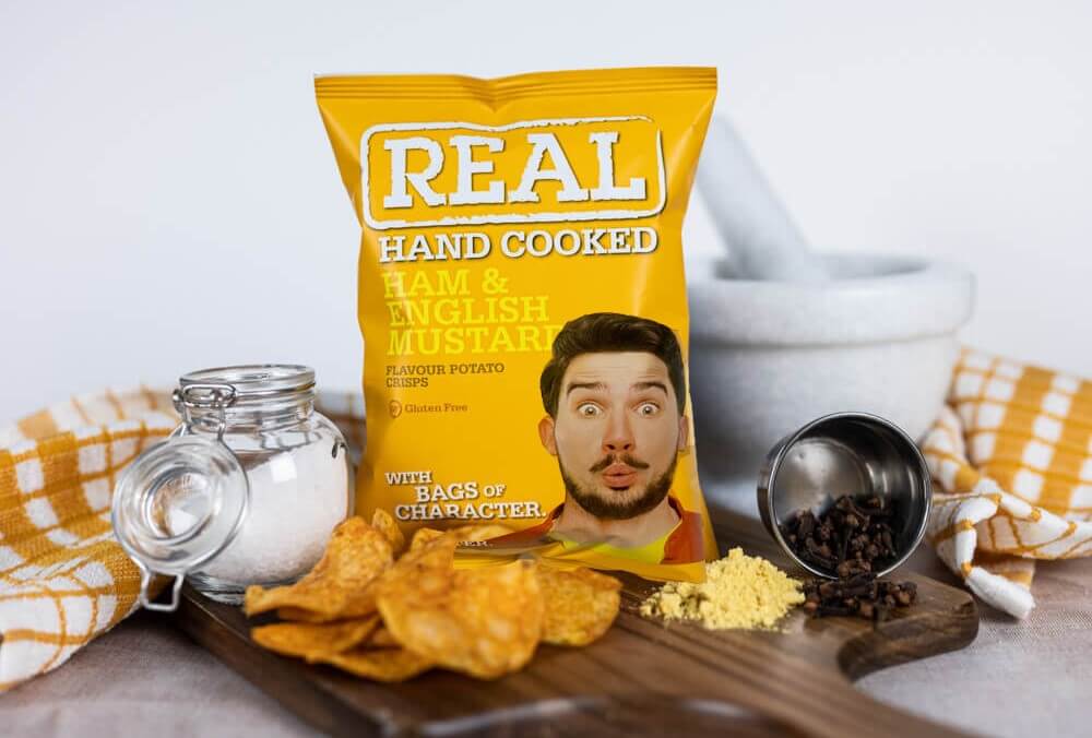 Real Crisps ハム＆イングリッシュマスタード