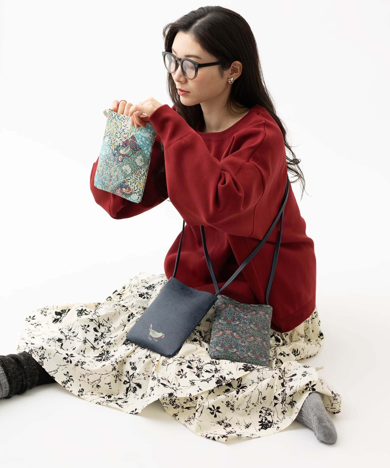 「Jubilee」モリスデザインのミニサコッシュ