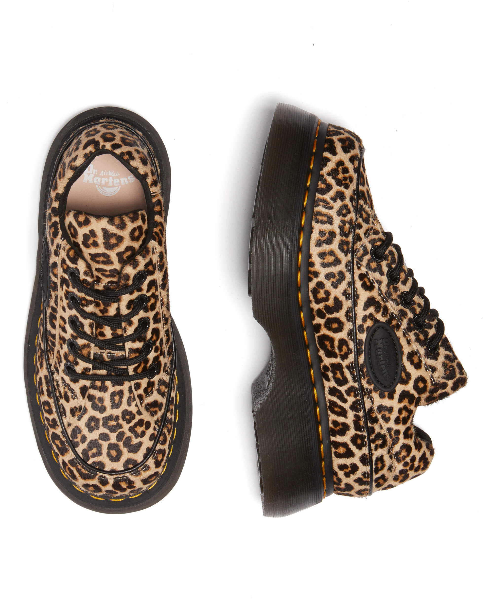 BUZZ 5 EYE SHOE（LIGHT TAN MINI LEOPARD SPOT HAIR ON）