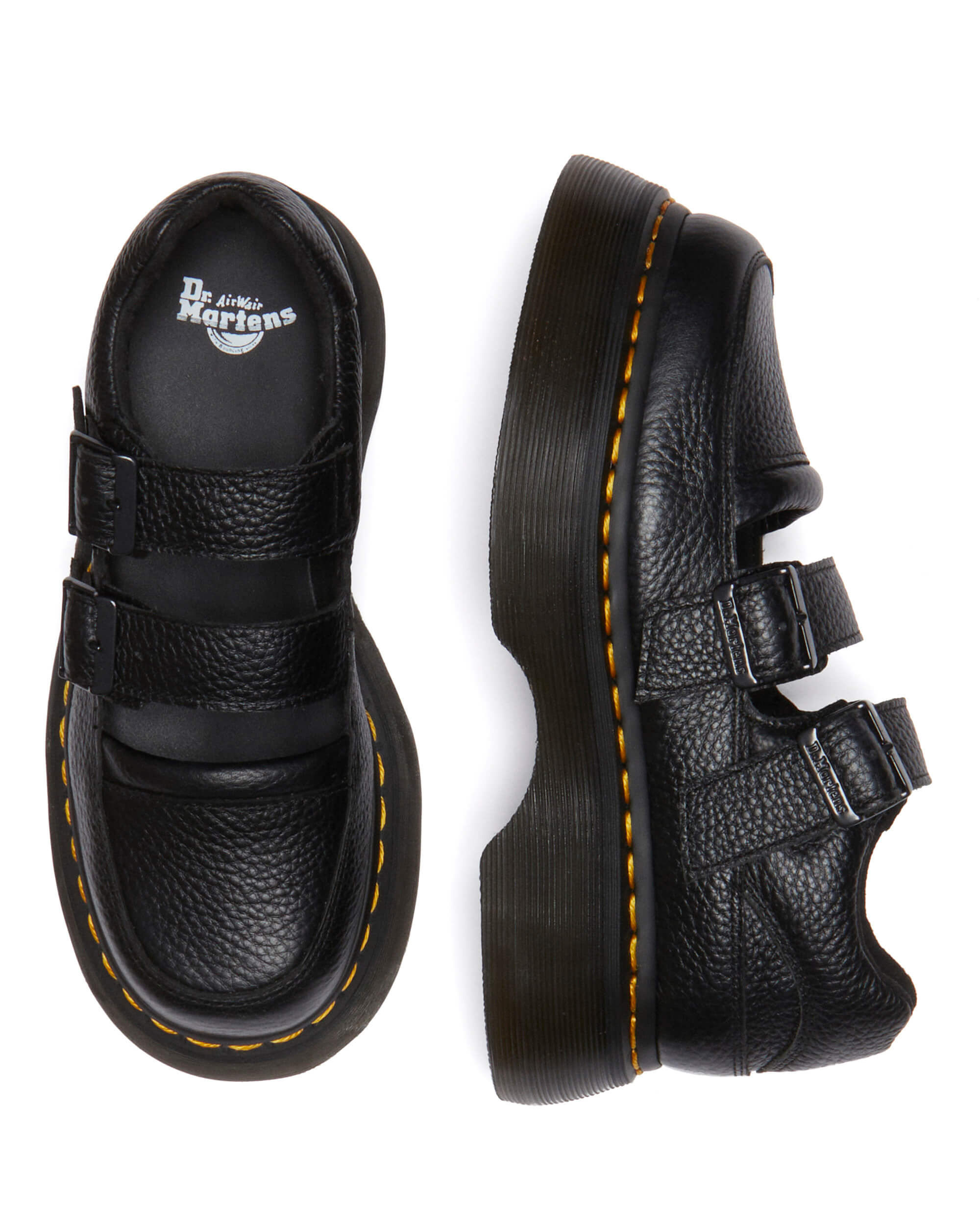 BUZZ MARY JANE（BLACK MILLED NAPPA）