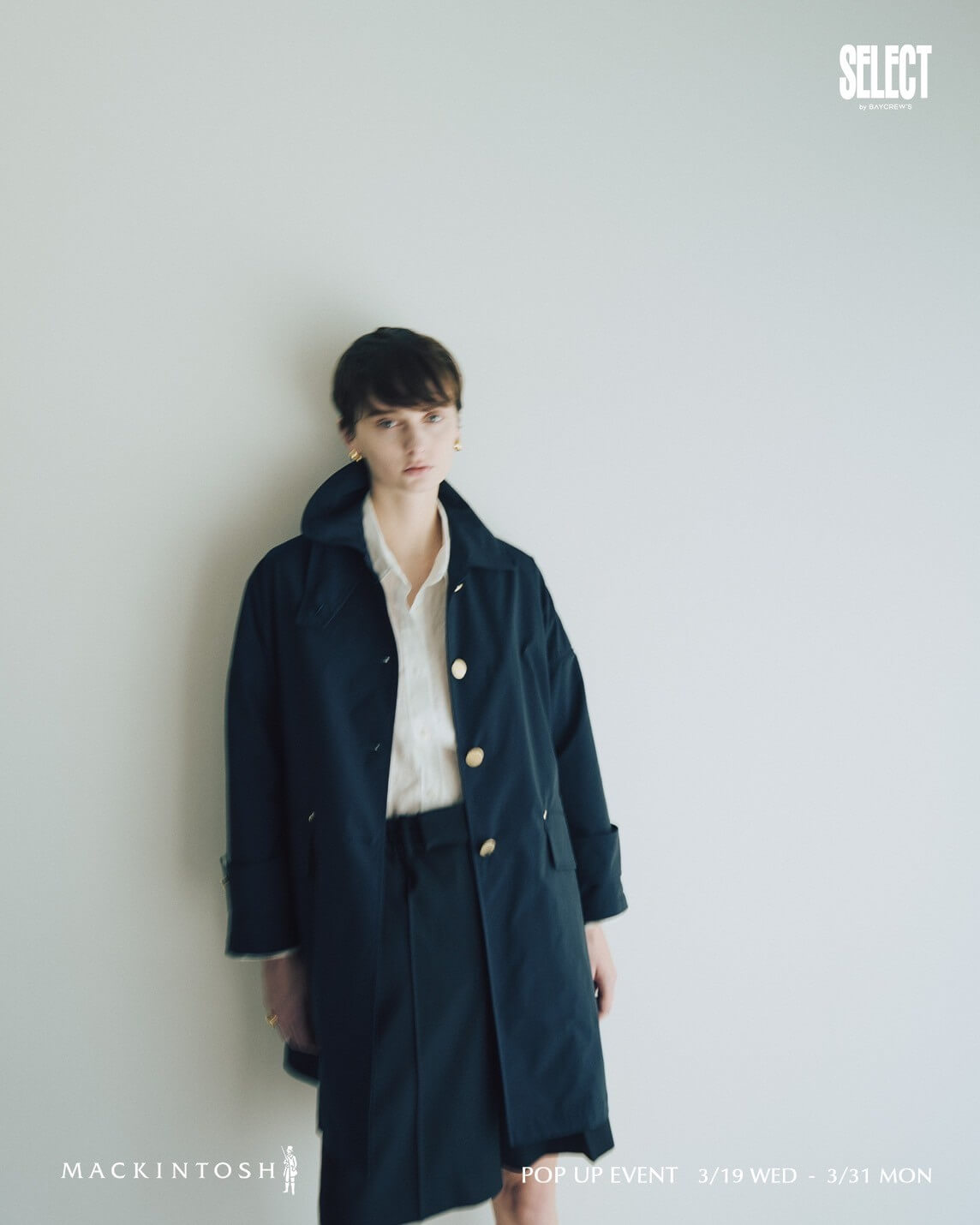 【MACKINTOSH/マッキントッシュ】HUMBIE_EX：コート／¥129,800税込／NAVY