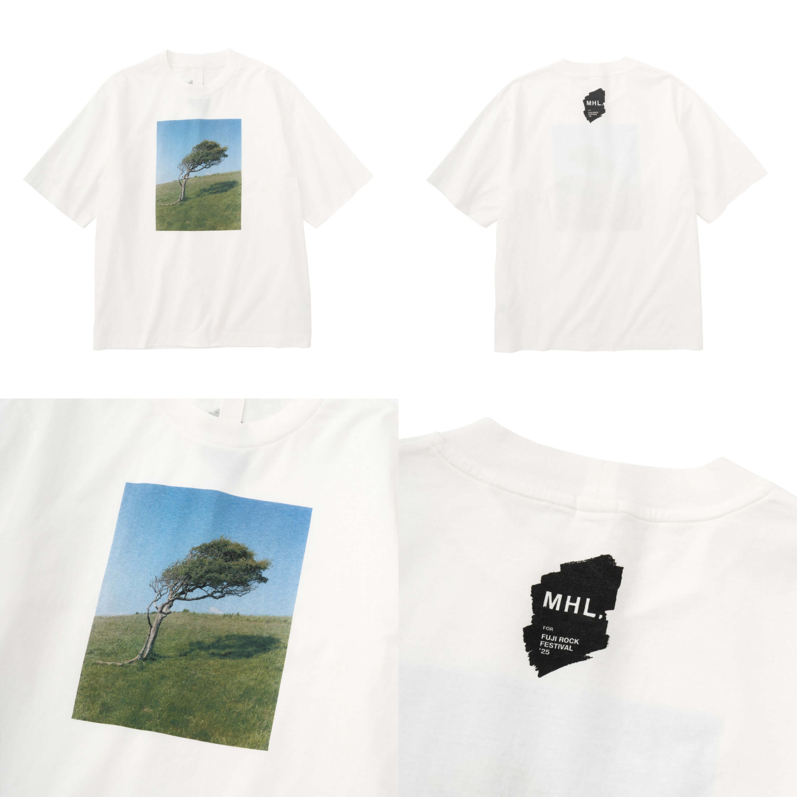 MHL. FOR FRF ツリープリントTシャツ