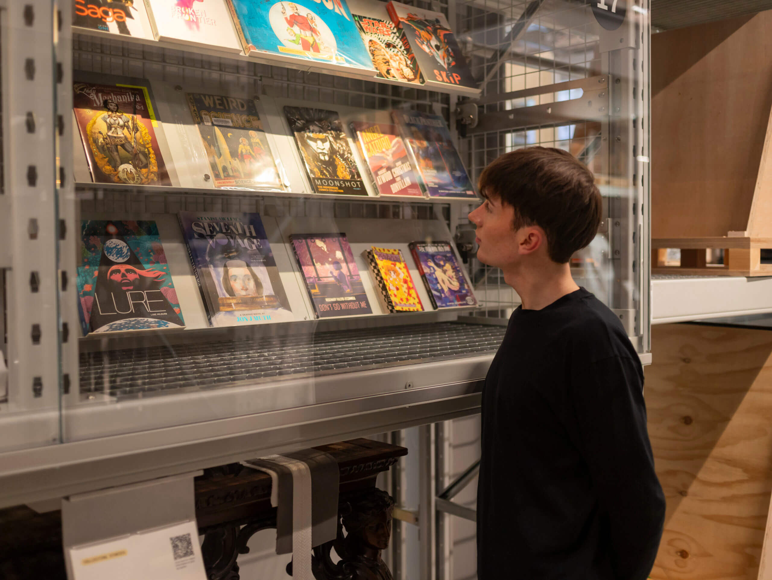 View-of-Weston-Collections-Hall-which-features-over-100-mini-curated-displays-at-VA-East-Storehouse.-Image-by-Kemka-Ajoku