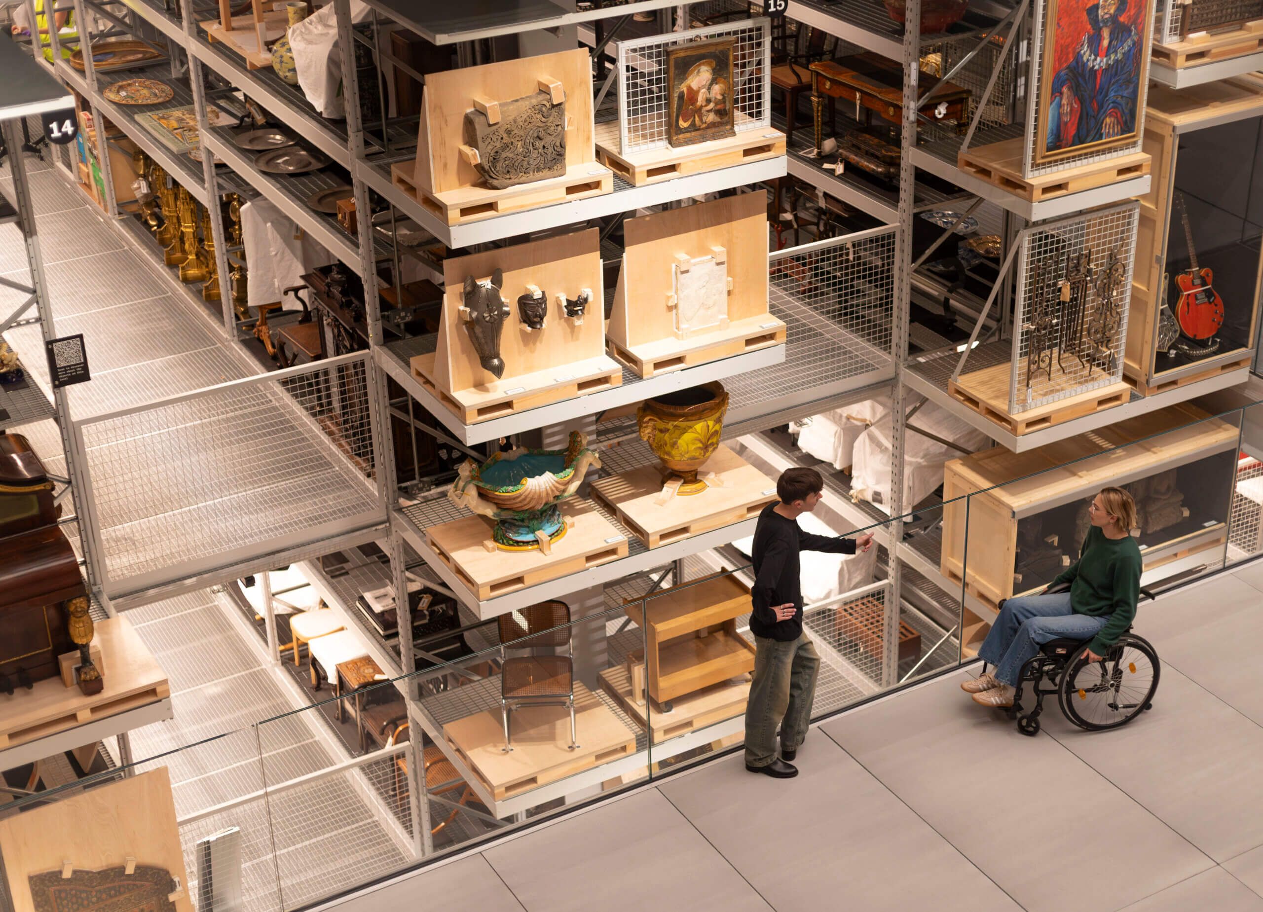 View-of-Weston-Collections-Hall-which-features-over-100-mini-curated-displays-at-VA-East-Storehouse.-Image-by-Kemka-Ajoku