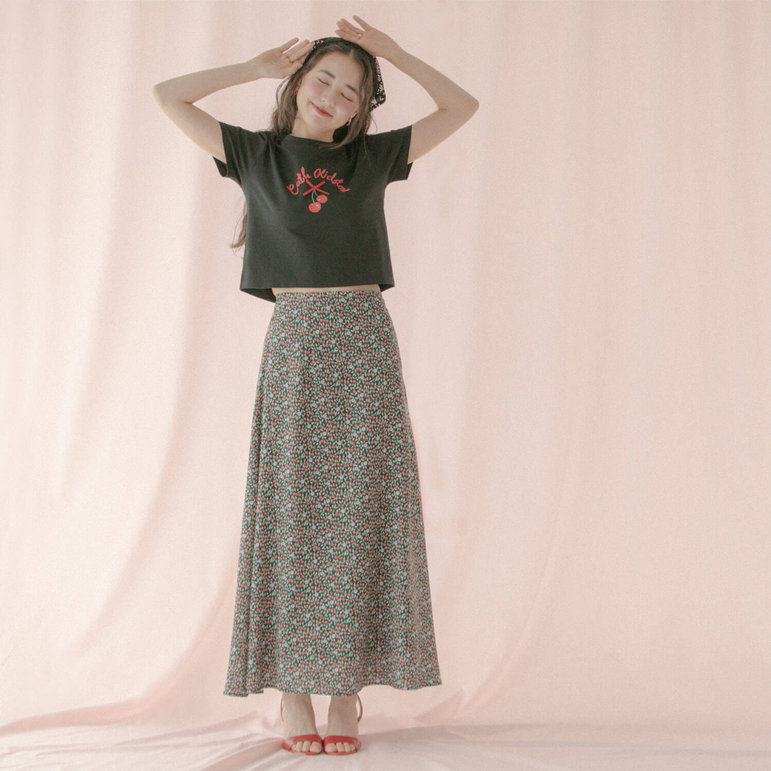 ナロースカート Cherry Vine