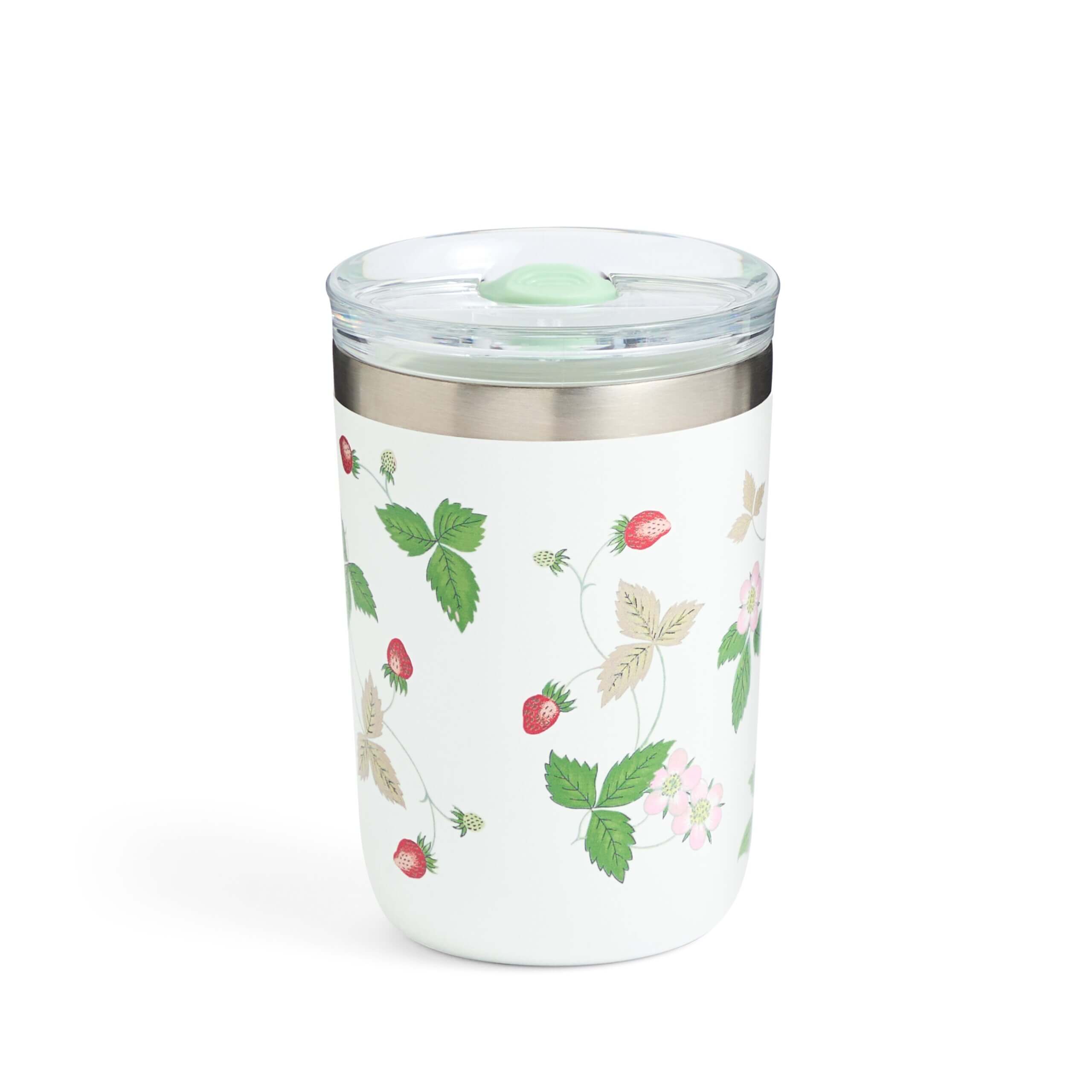 ワイルド ストロベリー 蓋付ドリンクタンブラー(ステンレス)