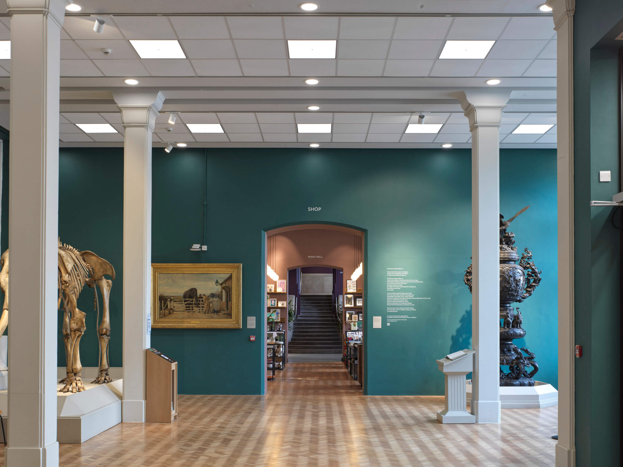 Welcome Area at Manchester Museum