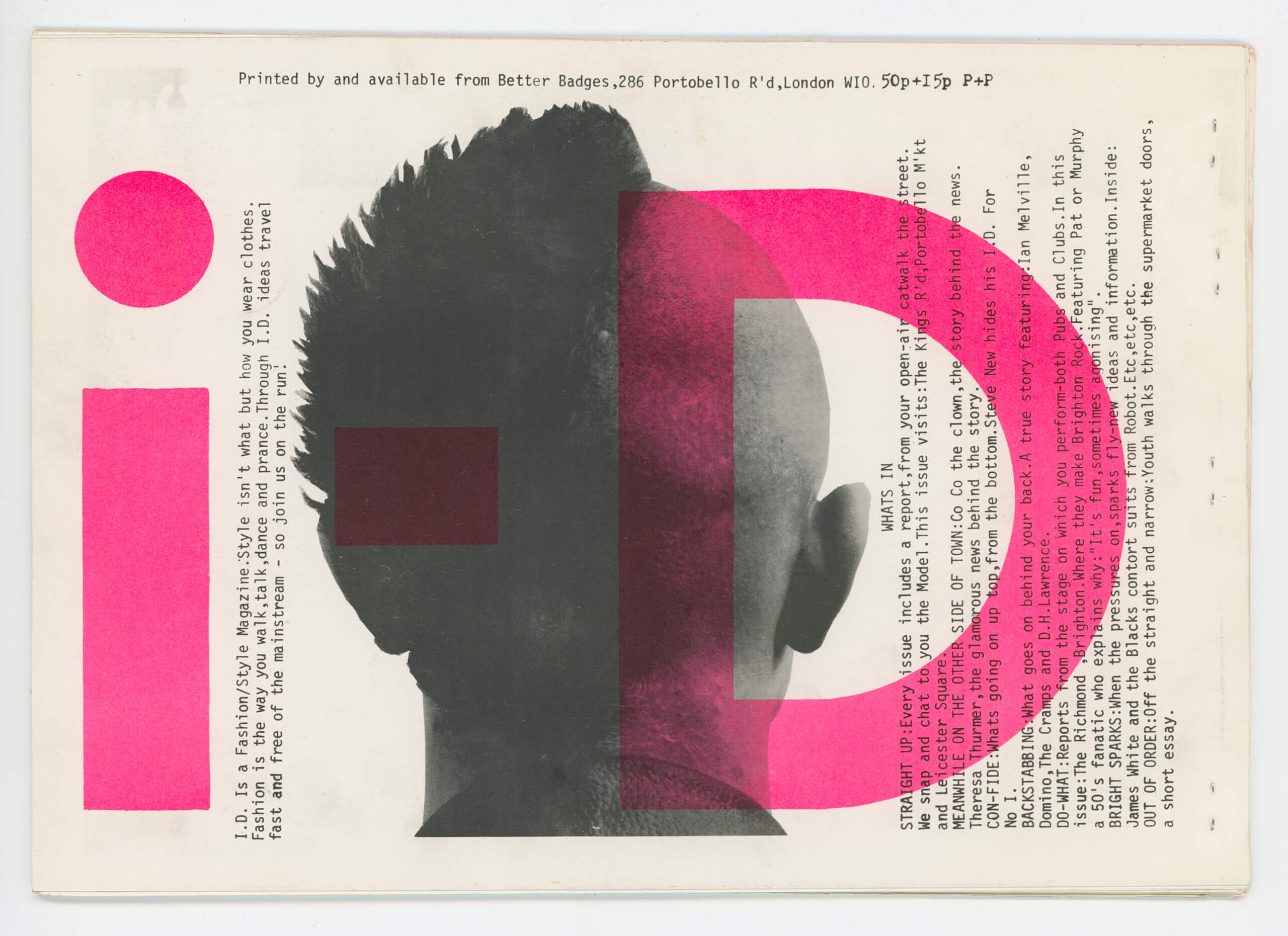 Back cover, i-D